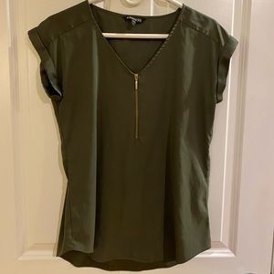 Express. Womens Blouse. Olive green